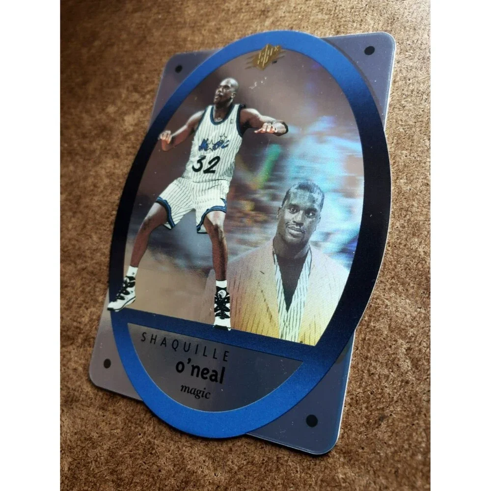 1996 Upper Deck SPx SHAQUILLE O'NEAL HOLO  Die Cut Insert Card #35 ORLANDO MAGIC